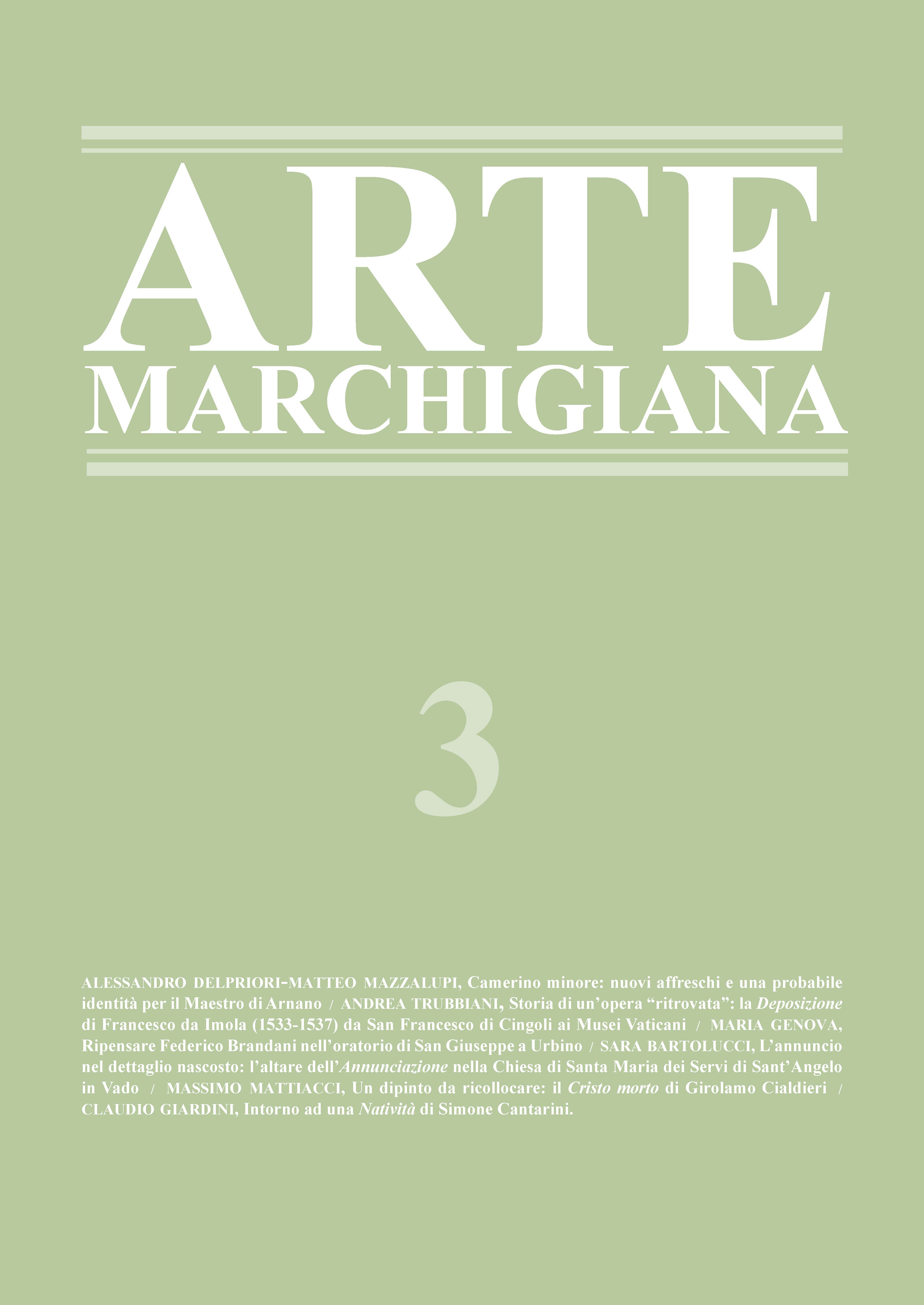 Copertina Arte Marchigiana