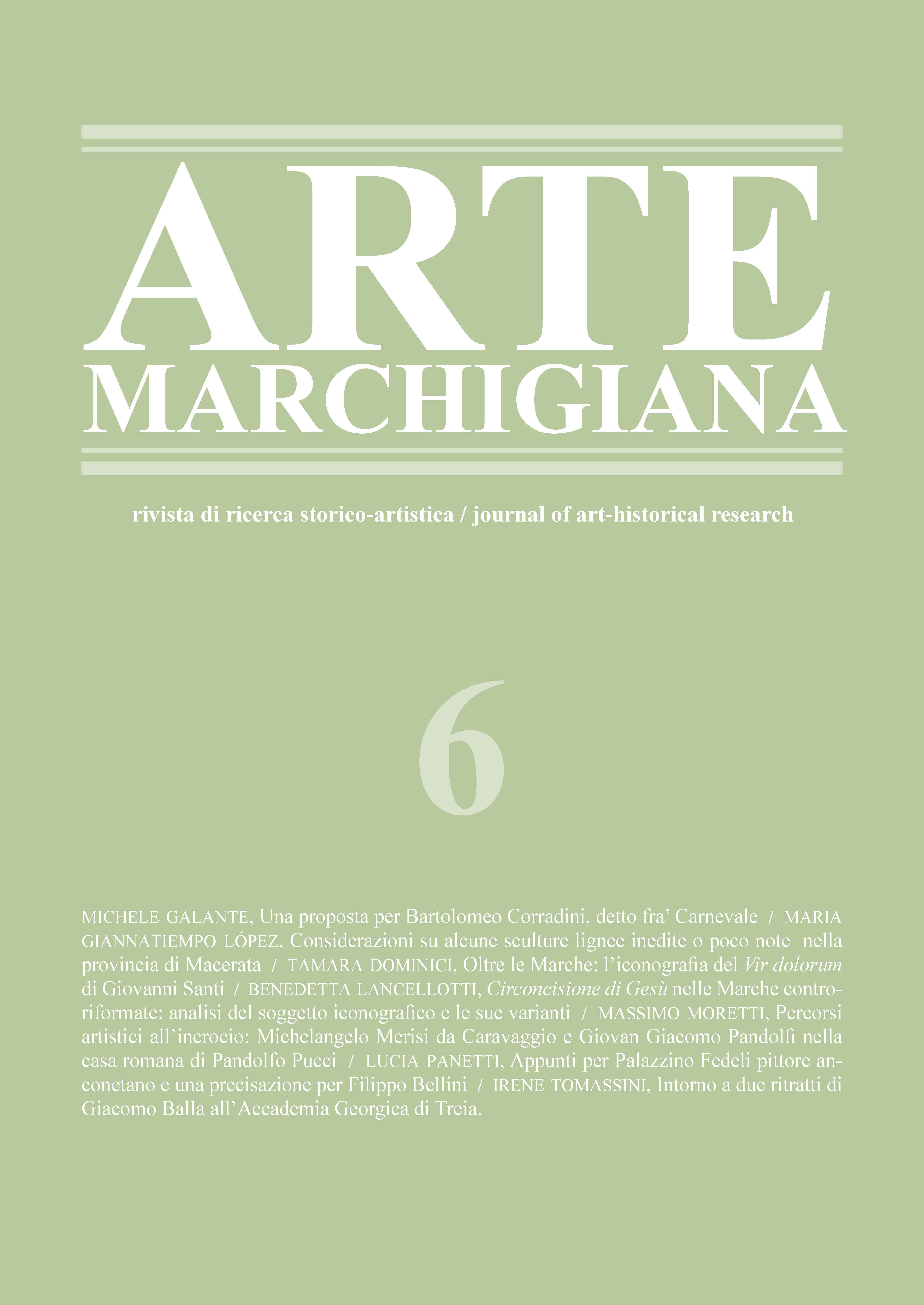 Copertina Arte Marchigiana