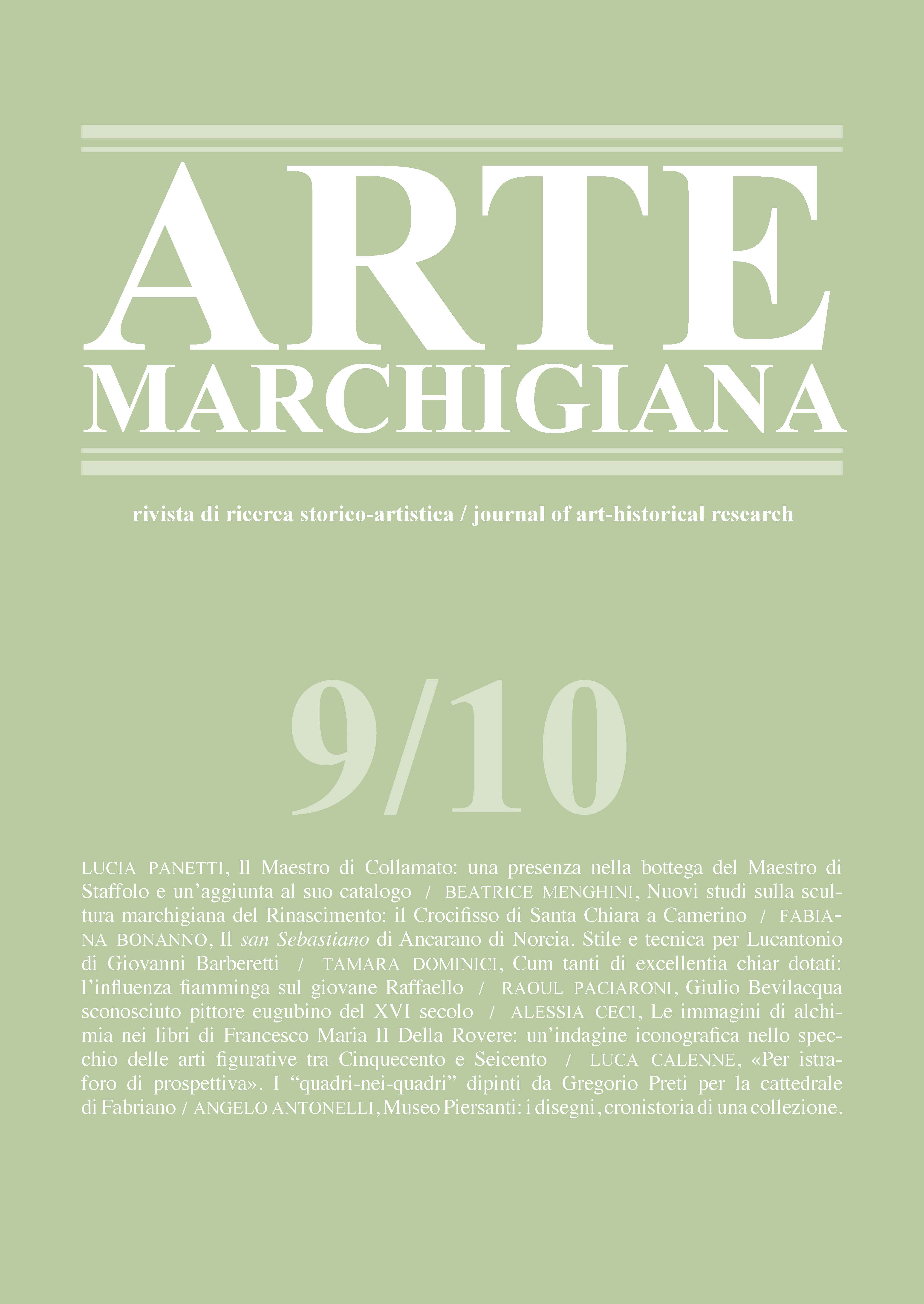 Copertina Arte Marchigiana