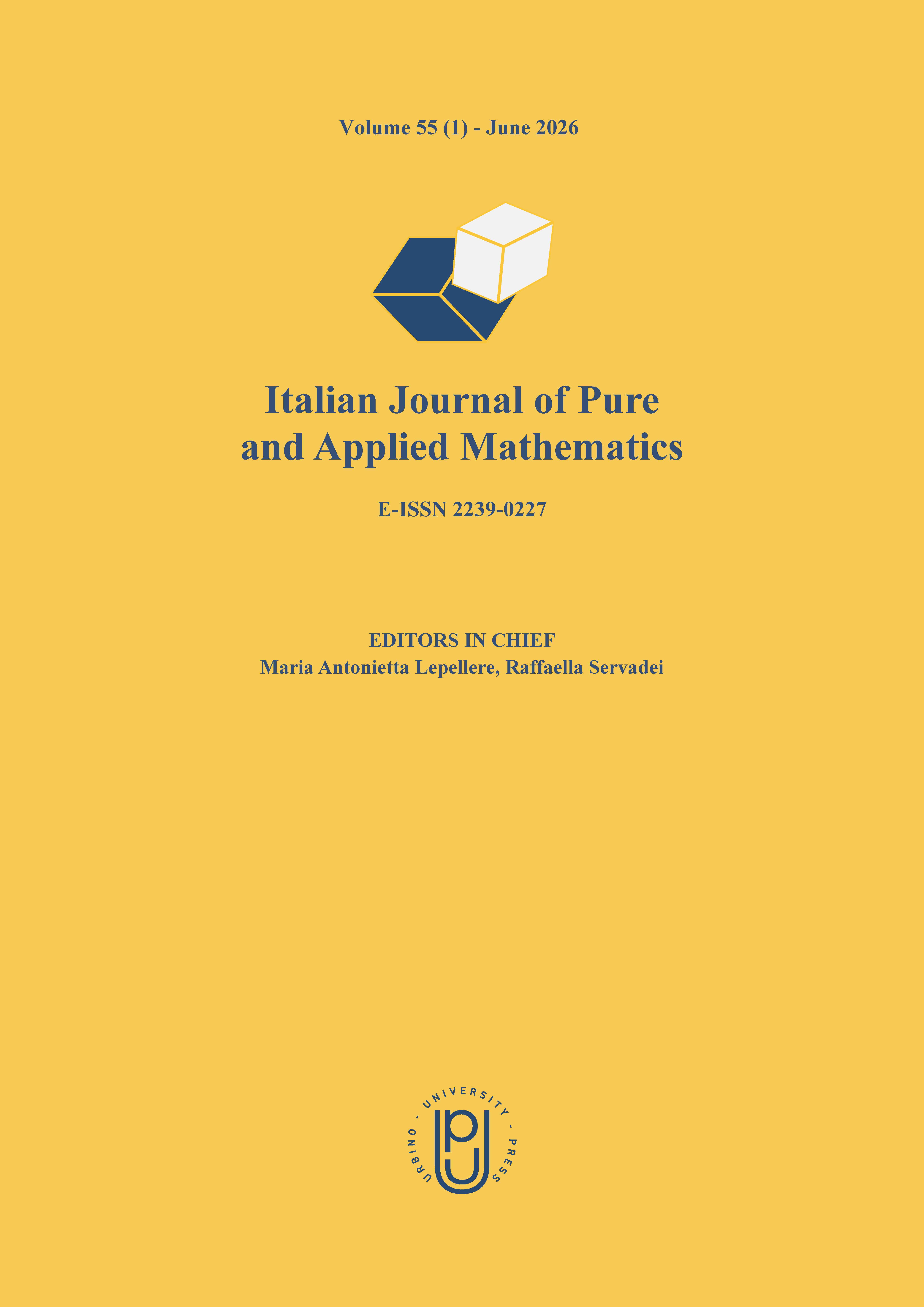 Cover of n°55 IJPAM